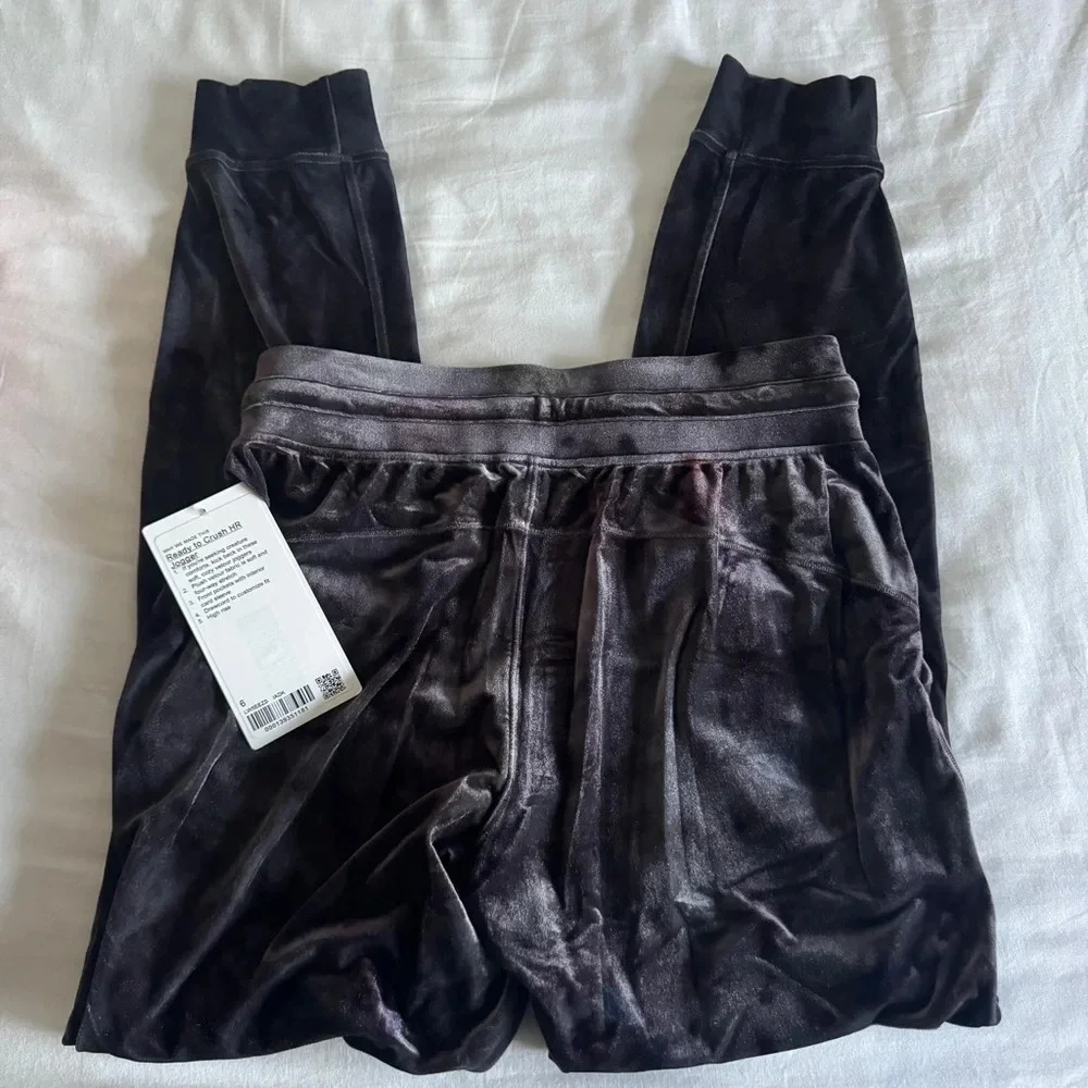 🆕 Lululemon Ready to Crush HR Velour Jogger Full Length Interstellar Dark Grey